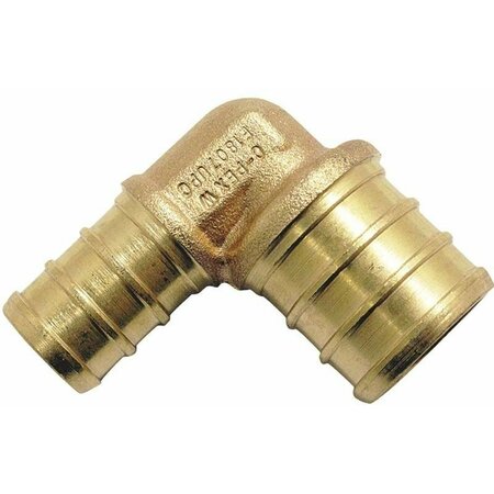 APOLLO VALVES Elbow Pex 1/2 X 3/4 Inch Brass CPXE1234